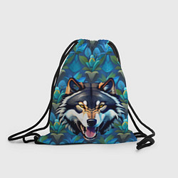 Рюкзак-мешок Волк из джунглей, цвет: 3D-принт