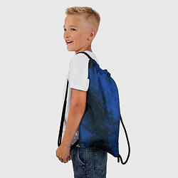 Рюкзак-мешок Синий дым, цвет: 3D-принт — фото 2