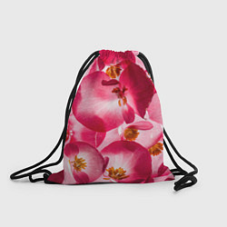 Рюкзак-мешок Цветы бегония текстура, цвет: 3D-принт