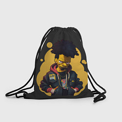 Рюкзак-мешок Rap Simpson, цвет: 3D-принт