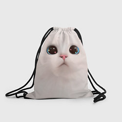 Рюкзак-мешок Милый кот с большими глазами, цвет: 3D-принт