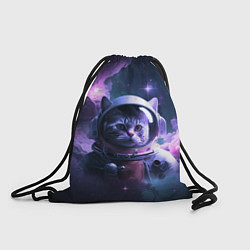 Рюкзак-мешок Котик космонавт, цвет: 3D-принт