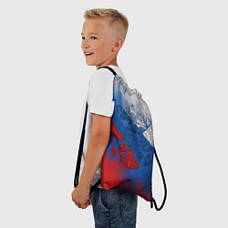 Рюкзак-мешок Триколор градиент, цвет: 3D-принт — фото 2