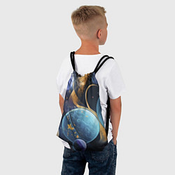 Рюкзак-мешок Планеты во вселенной, цвет: 3D-принт — фото 2