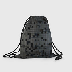 Рюкзак-мешок Digital pixel black, цвет: 3D-принт