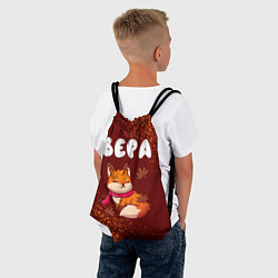 Рюкзак-мешок Вера осенняя лисичка, цвет: 3D-принт — фото 2