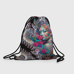 Рюкзак-мешок Japanese beauty - irezumi, цвет: 3D-принт