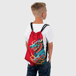 Рюкзак-мешок Japanese dragon - irezumi, цвет: 3D-принт — фото 2