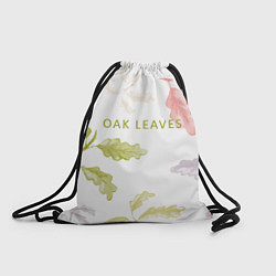 Рюкзак-мешок Oak leaves, цвет: 3D-принт