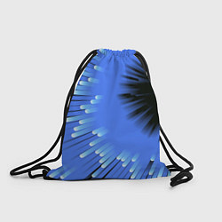 Рюкзак-мешок Чёрная дыра - неон - авангард, цвет: 3D-принт