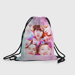 Рюкзак-мешок BTS K-pop, цвет: 3D-принт