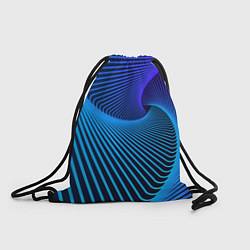 Рюкзак-мешок Неоновая спираль - мода, цвет: 3D-принт