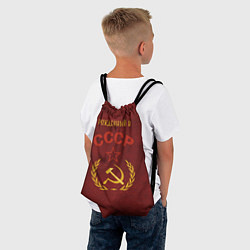 Рюкзак-мешок Родом из СССР, цвет: 3D-принт — фото 2