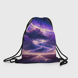 Рюкзак-мешок Путь во вселенную, нейросеть, цвет: 3D-принт