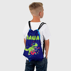 Рюкзак-мешок Паша рокозавр, цвет: 3D-принт — фото 2