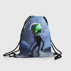 Рюкзак-мешок Alien during a space storm, цвет: 3D-принт