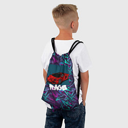Рюкзак-мешок Гоночный авто, цвет: 3D-принт — фото 2