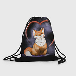 Рюкзак-мешок Милая лисица кицунэ, цвет: 3D-принт