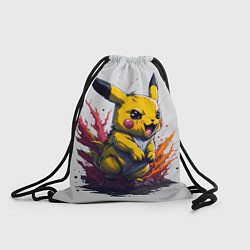 Рюкзак-мешок Злой пикачу, цвет: 3D-принт