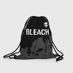 Рюкзак-мешок Bleach glitch на темном фоне: символ сверху, цвет: 3D-принт