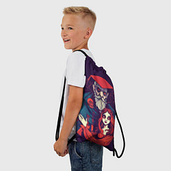 Рюкзак-мешок Девушка и злой колдун, цвет: 3D-принт — фото 2