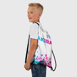 Рюкзак-мешок Akira neon gradient style: символ сверху, цвет: 3D-принт — фото 2