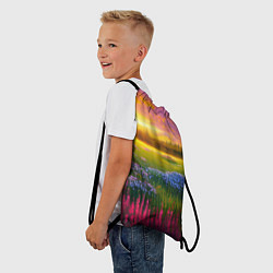 Рюкзак-мешок Летний закат, цвет: 3D-принт — фото 2
