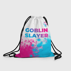 Рюкзак-мешок Goblin Slayer neon gradient style: символ сверху, цвет: 3D-принт