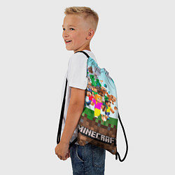 Рюкзак-мешок Майнкрафт игра, цвет: 3D-принт — фото 2