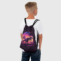 Рюкзак-мешок Retrowave Trex, цвет: 3D-принт — фото 2