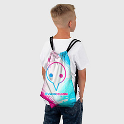 Рюкзак-мешок Evangelion neon gradient style, цвет: 3D-принт — фото 2