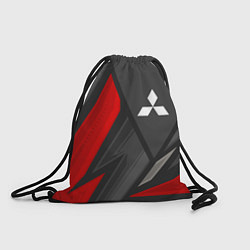 Рюкзак-мешок Mitsubishi sports racing, цвет: 3D-принт