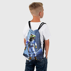 Рюкзак-мешок Тираннозавр-космонавт, цвет: 3D-принт — фото 2