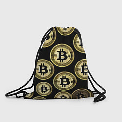 Рюкзак-мешок Монеты биткоина, цвет: 3D-принт