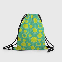 Рюкзак-мешок Теннисные мячики, цвет: 3D-принт