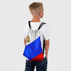 Рюкзак-мешок Россия - пограничные войска, цвет: 3D-принт — фото 2