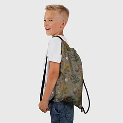 Рюкзак-мешок Малиновки и зверобой, цвет: 3D-принт — фото 2