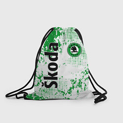 Рюкзак-мешок Skoda auto logo, цвет: 3D-принт