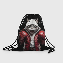 Рюкзак-мешок Cool fighting cat, цвет: 3D-принт