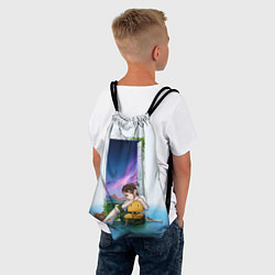 Рюкзак-мешок Судзумэ закрывающая двери, цвет: 3D-принт — фото 2