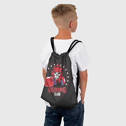 Рюкзак-мешок Boxing club - боксёр, цвет: 3D-принт — фото 2
