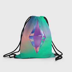 Рюкзак-мешок Ярлык персонажа Симс, цвет: 3D-принт