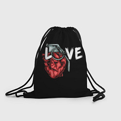 Рюкзак-мешок Heart grenade, цвет: 3D-принт