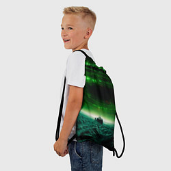 Рюкзак-мешок Космический шторм, цвет: 3D-принт — фото 2