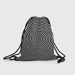 Рюкзак-мешок Оптическая иллюзия спираль, цвет: 3D-принт