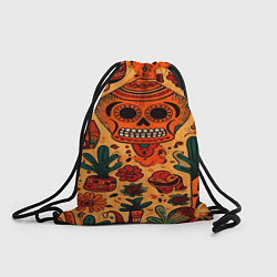 Рюкзак-мешок Мариачи Пустыни, цвет: 3D-принт