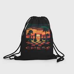 Рюкзак-мешок Chess - на закате, цвет: 3D-принт
