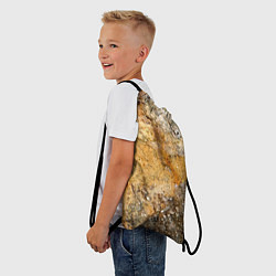 Рюкзак-мешок Скалистая поверхность, цвет: 3D-принт — фото 2