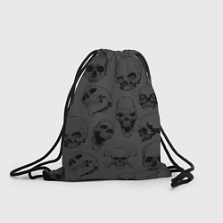 Рюкзак-мешок Раскиданные черепа, цвет: 3D-принт