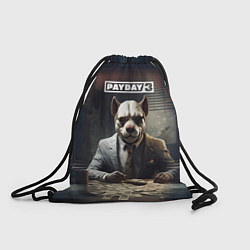 Рюкзак-мешок Bulldog payday 3, цвет: 3D-принт